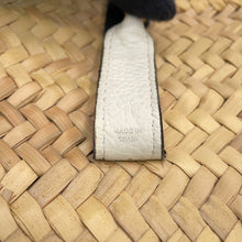 Load image into Gallery viewer, Chloe Mercy Bucket Natural/White Raffia Leather Size Small
