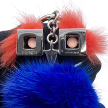 Load image into Gallery viewer, FENDI Witches Bag Charm Blue Fur
