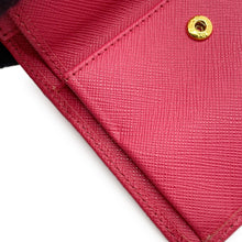 Load image into Gallery viewer, PRADA Tri-fold wallet Pink1MH176 Leather
