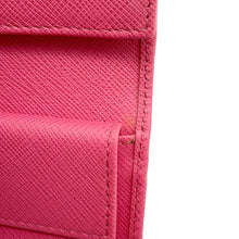 Load image into Gallery viewer, PRADA Tri-fold wallet Pink1MH176 Leather
