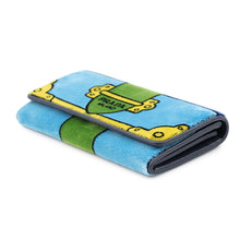 Load image into Gallery viewer, PRADA Long wallet Blue/Multicolor1MH019 Velour

