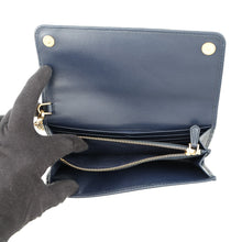 Load image into Gallery viewer, PRADA Long wallet Blue/Multicolor1MH019 Velour
