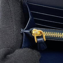 Load image into Gallery viewer, PRADA Long wallet Blue/Multicolor1MH019 Velour
