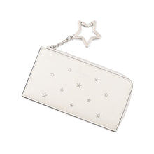 将图像加载到图库查看器中，JIMMY CHOO Coin Key Case White Leather
