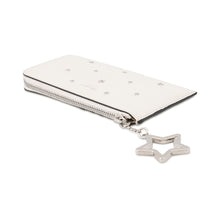 将图像加载到图库查看器中，JIMMY CHOO Coin Key Case White Leather
