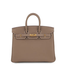 将图像加载到图库查看器中，HERMES Birkin Etoupe Togo Leather Size 25
