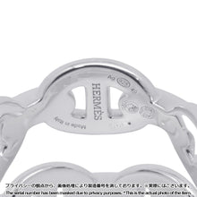 将图像加载到图库查看器中，HERMES Chaine d'Ancre Double Row Ring Size 49/#9 SV925
