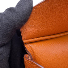 将图像加载到图库查看器中，HERMES Birkin Orange Chevre Myzore Goatskin Size 35
