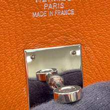 将图像加载到图库查看器中，HERMES Birkin Orange Chevre Myzore Goatskin Size 35
