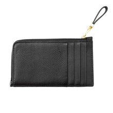 将图像加载到图库查看器中，Dior Caro Zip Card Holder BlackS5131UWHC Lambskin
