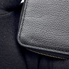将图像加载到图库查看器中，Dior Caro Zip Card Holder BlackS5131UWHC Lambskin

