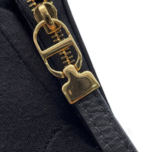 将图像加载到图库查看器中，Dior Caro Zip Card Holder BlackS5131UWHC Lambskin
