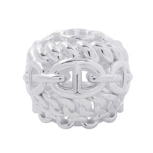 Load image into Gallery viewer, HERMES Chaine d'Ancre Multi Chain Ring Size TGM/51/#11 SV925
