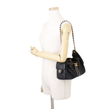 将图像加载到图库查看器中，CHANEL CHANEL25 ChainShoulder Bag BlackAS5631 Caviar Leather Size Mini
