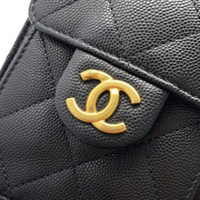 将图像加载到图库查看器中，CHANEL CHANEL25 ChainShoulder Bag BlackAS5631 Caviar Leather Size Mini
