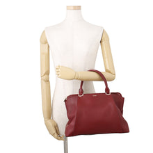 Load image into Gallery viewer, CARTIER C de Cartier 2WAY Bag BordeauxL1001829 Calf Leather Size SM
