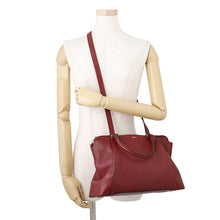 Load image into Gallery viewer, CARTIER C de Cartier 2WAY Bag BordeauxL1001829 Calf Leather Size SM
