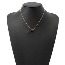 将图像加载到图库查看器中，HERMES Pop Ash Necklace Size Mini Black Lacquer Gold Plated
