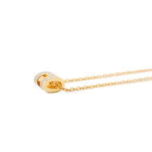 将图像加载到图库查看器中，HERMES Pop Ash Necklace Size Mini Marong rasse Lacquer Metal
