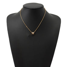 将图像加载到图库查看器中，HERMES Pop Ash Necklace Size Mini Marong rasse Lacquer Metal
