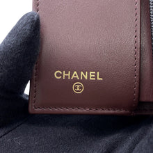 将图像加载到图库查看器中，CHANEL Tri-fold Wallet Matelasse CC Logo Classic Small Flap Wallet Caviar Leather BlackAP0230 Caviar Leather

