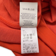 将图像加载到图库查看器中，HERMES T-Shirt (Training) Size XL Orange Jump Wool57% Nylon43%
