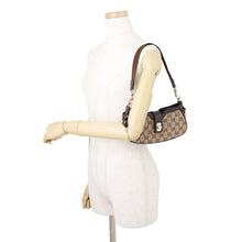 将图像加载到图库查看器中，GUCCI GG Canvas Moonside Brown/Beige786015 GG Canvas Leather
