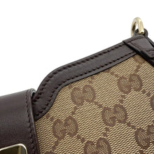 将图像加载到图库查看器中，GUCCI GG Canvas Moonside Brown/Beige786015 GG Canvas Leather
