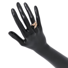 将图像加载到图库查看器中，TIFFANY&amp;Co. Victoria Vine Bypass Diamond Ring Size Approximately No. 9 18K Pink Gold
