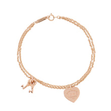 将图像加载到图库查看器中，TIFFANY&amp;Co. Return to TIFFANY&amp;Co. Love Heart Tag Key 18K Pink Gold
