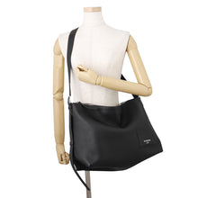 将图像加载到图库查看器中，BALENCIAGA Credit Messenger Bag Black8062472ABCC1000 Soft Grained Calf Leather Size Large
