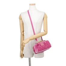 Load image into Gallery viewer, MIUMIU Matelassé 2-way Shoulder Bag Pink5BB142 Leather Size regular
