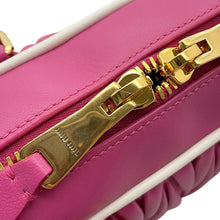 Load image into Gallery viewer, MIUMIU Matelassé 2-way Shoulder Bag Pink5BB142 Leather Size regular

