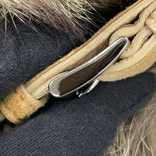 将图像加载到图库查看器中，PRADA Fur Tote Bag BeigeBR3800 Leather Fur
