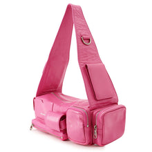 Load image into Gallery viewer, BALENCIAGA Super Busy Shoulder Bag Pink762516 Leather
