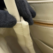 Load image into Gallery viewer, Bottega Veneta Andiamo 2-way Bag Sea Salt / Natural827478V5GX19293 Raffia Lambskin Size Small

