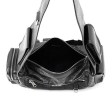 Load image into Gallery viewer, BALENCIAGA Super Busy Shoulder Bag Black762516 Leather
