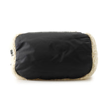 Load image into Gallery viewer, CHANEL Coco Neige Boa Black/Ivory Mouton Nylon
