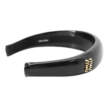 Load image into Gallery viewer, MIUMIU Patent Leather Headband Black5IH025 069 F0002 Patent Leather
