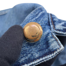 Load image into Gallery viewer, MIUMIU Collarless denim jacket Size 36 BlueGWB194 S000 139G Cotton100%
