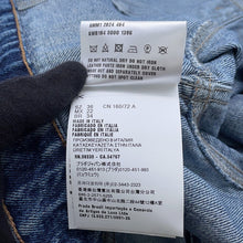 Load image into Gallery viewer, MIUMIU Collarless denim jacket Size 36 BlueGWB194 S000 139G Cotton100%
