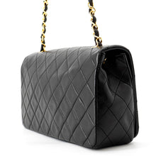 将图像加载到图库查看器中，CHANEL Full flap ChainShoulder Bag BlackA02500 Lambskin Size 23
