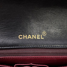 将图像加载到图库查看器中，CHANEL Full flap ChainShoulder Bag BlackA02500 Lambskin Size 23
