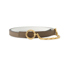Load image into Gallery viewer, HERMES Carrousel Belt Size 75 Beige Dweimar/White Swift Leather Epsom
