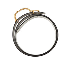 Load image into Gallery viewer, HERMES Carrousel Belt Size 75 Beige Dweimar/White Swift Leather Epsom
