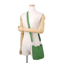 将图像加载到图库查看器中，HERMES Evelyne Long Vert Yucca Taurillon Clemence
