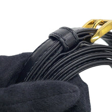 Load image into Gallery viewer, PRADA Gathered 2WAY Handbag Black1BA173_2B25_F0002 Nappa Goful
