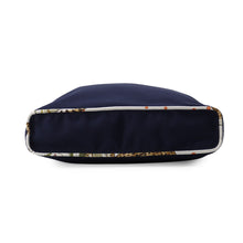 Load image into Gallery viewer, HERMES Petit H Tote Bag Navy/Beton Toile H Taurillon Clemence Silk
