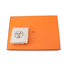 Load image into Gallery viewer, HERMES Petit H Tote Bag Navy/Beton Toile H Taurillon Clemence Silk
