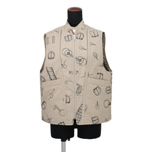 Load image into Gallery viewer, HERMES Cahiers du Colporteur Jacket Size 36 Beige6H0157DN Cotton Polyester

